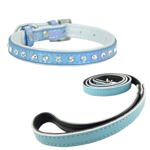 Newtensina Mode Hundehalsband Welpenhalsband mit Diamante für kleine Hunde (0074) von Newtensina