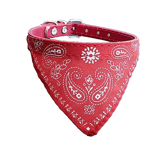 Newtensina Mode Hundebandana Halsband HundeHalsband Junge Mittel Bandana Hündchen Bandana mit Halsband für Hunde - Red - S Newtensina Mode Hundebandana Halsband HundeHalsband Junge Mittel Bandana Hündchen Bandana mit Halsband für Hunde - Red - S von Newtensina
