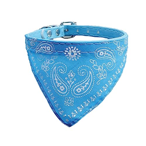 Newtensina Mode Hundebandana Halsband HundeHalsband Junge Mittel Bandana Hündchen Bandana mit Halsband für Hunde - Light Blue - S Newtensina Mode Hundebandana Halsband HundeHalsband Junge Mittel Bandana Hündchen Bandana mit Halsband für Hunde - Light Blue - S von Newtensina