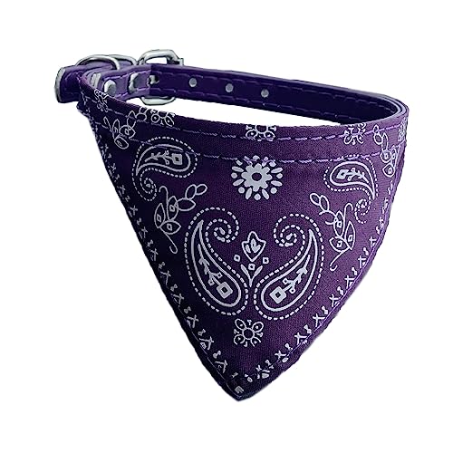 Newtensina Mode Hundebandana Halsband HundeHalsband Junge Mittel Bandana Hündchen Bandana mit Halsband für Hunde - Purple - S Newtensina Mode Hundebandana Halsband HundeHalsband Junge Mittel Bandana Hündchen Bandana mit Halsband für Hunde - Purple - S von Newtensina
