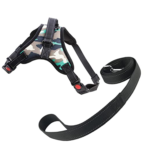 Newtensina Mode Reflektierend Hundegeschirr Groß mit Leine Atmungsaktiv Nylongewebe Geschirr Leine Set für Hunde Newtensina Mode Reflektierend Hundegeschirr Groß mit Leine Atmungsaktiv Nylongewebe Geschirr Leine Set für Hunde von Newtensina