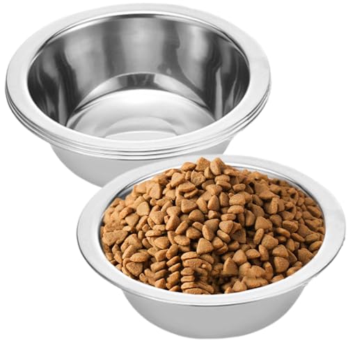 Nexboraque 4 Stück Edelstahl-Hundenäpfe, 20,3 cm, grundlegende Metall-Hundenäpfe Futter- und Wassernapf für kleine, große Hunde, Welpen Nexboraque 4 Stück Edelstahl-Hundenäpfe, 20,3 cm, grundlegende Metall-Hundenäpfe Futter- und Wassernapf für kleine, große Hunde, Welpen von Nexboraque