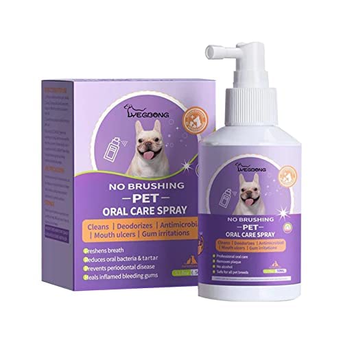 Nexoria Zahnreinigungsspray für Hunde, 1/2/3 Stück, für Haustiere, saubere Mundpflege, Spray für Haustiere, Zahnpflege, Reinigungsspray für Hunde und Katzen (1 Stück) von Nexoria