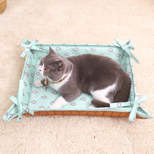 NexusGlow Kühlmatte und Bett für Katzen, wendbares Sommerpolster zur Wärmeentlastung, tragbare waschbare Haustiermatte für Kisten, Zwinger und Möbel, selbstkühlendes Pad für Katzen und Hunde (36 x 51 NexusGlow Kühlmatte und Bett für Katzen, wendbares Sommerpolster zur Wärmeentlastung, tragbare waschbare Haustiermatte für Kisten, Zwinger und Möbel, selbstkühlendes Pad für Katzen und Hunde (36 x 51 von NexusGlow