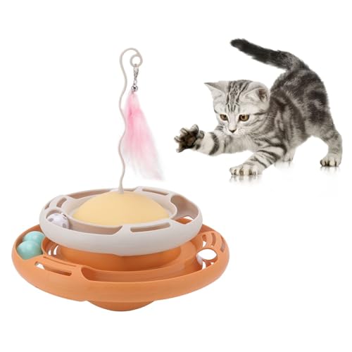 NexusGlow Rotierendes Katzenspielzeug, interaktives Selbstspiel-Spinner für Indoor-Katzen, Angstlinderung und Übung, Indoor-Haustierspielzeug, Stimulation, langlebiges Katzen-Aktivitätszentrum für NexusGlow Rotierendes Katzenspielzeug, interaktives Selbstspiel-Spinner für Indoor-Katzen, Angstlinderung und Übung, Indoor-Haustierspielzeug, Stimulation, langlebiges Katzen-Aktivitätszentrum für von NexusGlow