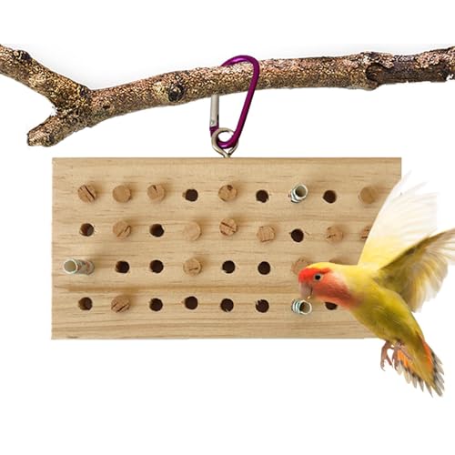 Bequeme Installation Vogel-Trainingsspielzeug | Beißendes Kauspielzeug Für Aus Holz | Hölzerne Tastatur-Kaublöcke, Vogelkäfig-Zubehör Für Unterhaltung, Training Von von Nexusectar