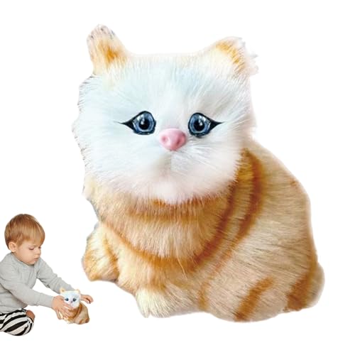 Cat -Roboterspielzeug Für Kinder - Fernbedienungskatze, Realistische Roboterkatze | Praktischer Roboter Kitty Cat Toy, Lustiger Interaktiver Katzenroboter, Kreativer Roboterkatze Barking Miau Kätzchen von Nexusectar