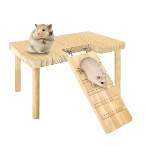Nexusectar Hamstertreppen - Klettertreppen Spielzeugholz -Plattform Leiter - Hamster -Federung Plattform Spielzeug Long Climbing Leiter, Rennmäuse Mäuse Käfigzubehör Nexusectar Hamstertreppen - Klettertreppen Spielzeugholz -Plattform Leiter - Hamster -Federung Plattform Spielzeug Long Climbing Leiter, Rennmäuse Mäuse Käfigzubehör von Nexusectar