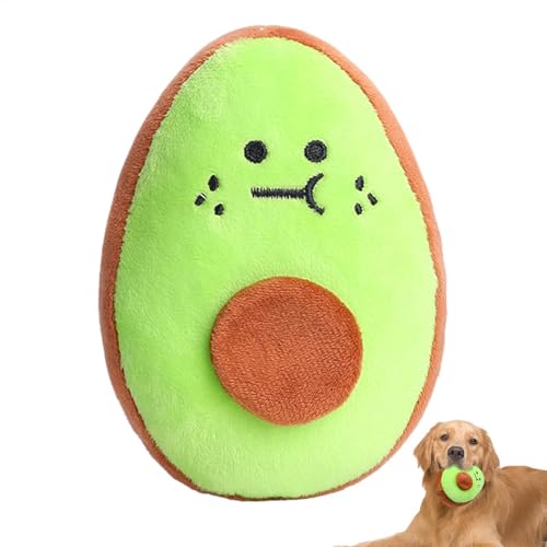 Hundeplüschspielzeug - Cartoon Plüsch Haustierspielzeug Biss Resistent Lustig Avocado Hundekanal -Quietschspielzeug - Verstecken Sie Sich Mentale Stimulationshundspielzeug Für Hundepapiere Hausti Hundeplüschspielzeug - Cartoon Plüsch Haustierspielzeug Biss Resistent Lustig Avocado Hundekanal -Quietschspielzeug - Verstecken Sie Sich Mentale Stimulationshundspielzeug Für Hundepapiere Hausti von Nexusectar