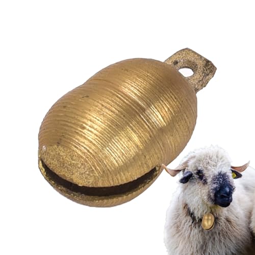 Klassische Design Kuhglocken - Kleine Kuhglocken, Glatte Oberflächen Kupferglocken, Schafgrat Glocken | Unverwechselbare Soundhundglocken, Anti-verloren, Starke Konstruktion Kleine Kuhbells - Schaf -W von Nexusectar