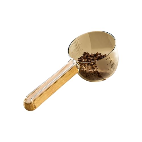 Messbecher für Tierfutter, Messlöffel für Hundefutter, Holzgriff Präzisionswaage Tierfutterschaufel Katzenlöffel, Heimtierbedarf, Messbecher für Trocken- oder Nassfutter, Leckerlis für von Nexusectar