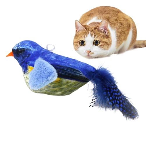Nexusectar Katzenspielzeug in Vogelform, interaktives Spielzeug für Katzen, Kaninchen, Hunde, Vogel-Kätzchen, interaktives Spielzeug für Katzen, Kaninchen, Hunde Nexusectar Katzenspielzeug in Vogelform, interaktives Spielzeug für Katzen, Kaninchen, Hunde, Vogel-Kätzchen, interaktives Spielzeug für Katzen, Kaninchen, Hunde von Nexusectar