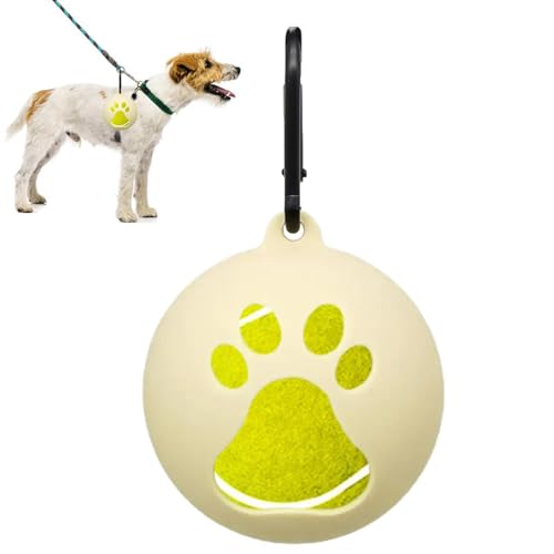 Nexusectar Tenniskugelhalter Hund - Silicon Hundeballbeutel | Handfree Hunde -Leinenbefestigung, Tragbare Haustierspielzeug Für Hund, Welpe, Outdoor von Nexusectar