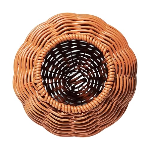Nexusectar Vogelnest Imitation Rattan Haus Handgemachte Künstliche Rattan Vögel Nest für Garten Hof Home Cage von Nexusectar