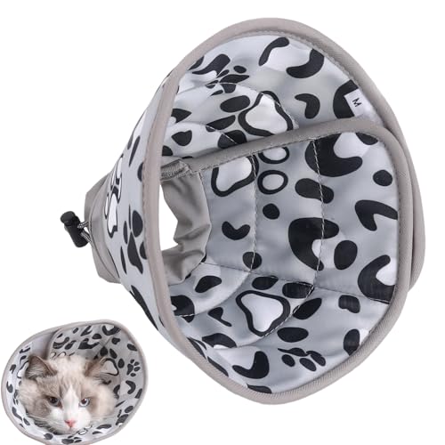 Katzenkegelhalsband, weich, nach Operationen, Katzenzapfen, um das Lecken zu stoppen, verstellbarer, weicher Katzenkegel, elisabethanische Katzen-Genesungshalsbänder, Kegel, Haustier-Genesungshalsband Katzenkegelhalsband, weich, nach Operationen, Katzenzapfen, um das Lecken zu stoppen, verstellbarer, weicher Katzenkegel, elisabethanische Katzen-Genesungshalsbänder, Kegel, Haustier-Genesungshalsband von Nhemeylp