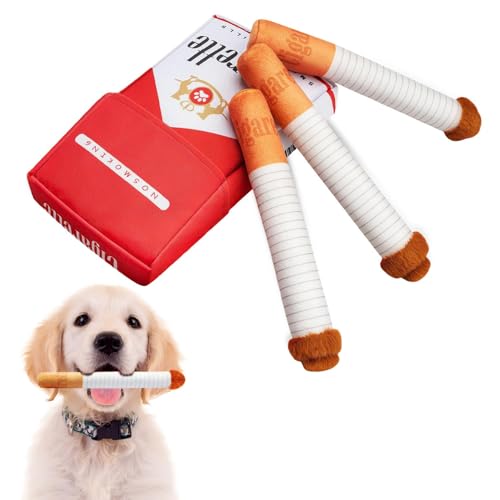 Nhemeylp Hundespielzeug für Zigaretten, 3 Stück, Plüsch, lustiges Kichern, Quietschspielzeug mit einer Box, interaktives Hundespielzeug, Kauspielzeug für kleine, mittelgroße und große Geburtstage Nhemeylp Hundespielzeug für Zigaretten, 3 Stück, Plüsch, lustiges Kichern, Quietschspielzeug mit einer Box, interaktives Hundespielzeug, Kauspielzeug für kleine, mittelgroße und große Geburtstage von Nhemeylp