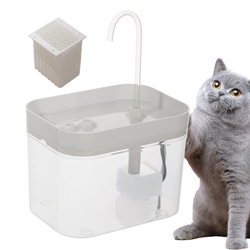 Katzen-Wasserbrunnen zum Trinken, 1,5 l, automatischer Katzen-Trinkbrunnen für Haustiere, Wasserspender, super leise, für mittelgroße, kleine, große Kätzchen Katzen-Wasserbrunnen zum Trinken, 1,5 l, automatischer Katzen-Trinkbrunnen für Haustiere, Wasserspender, super leise, für mittelgroße, kleine, große Kätzchen von Nhujevkom