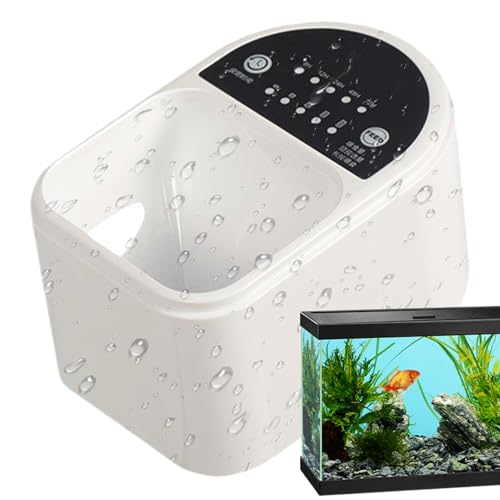 Nhujevkom Automatischer Futterspender für Fische, große Kapazität, automatische Futterspender für kleine Aquarien, intelligenter Timer, automatisches Fütterungszubehör für Outdoor-Teiche, Urlaub Nhujevkom Automatischer Futterspender für Fische, große Kapazität, automatische Futterspender für kleine Aquarien, intelligenter Timer, automatisches Fütterungszubehör für Outdoor-Teiche, Urlaub von Nhujevkom