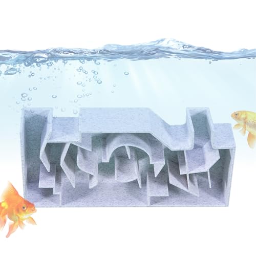 Nhujevkom Fischtunnel für Aquarium – Garnelenversteck-Tunnel, Labyrinth-Lebensraum, unterirdische Höhle für Welsversteck, Beobachtungswand, Eckkrebs von Nhujevkom