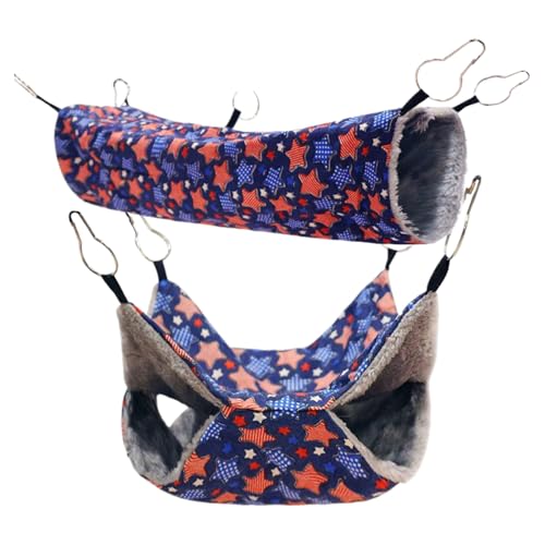 Nhujevkom Hamster Schaukel - 2er Set Haustier Schaukelbett Kleintier - Bequemes Schlafmöbel Für Kleintiere Zum Ausruhen Zuhause Wohnzimmer Schlafplatz Nhujevkom Hamster Schaukel - 2er Set Haustier Schaukelbett Kleintier - Bequemes Schlafmöbel Für Kleintiere Zum Ausruhen Zuhause Wohnzimmer Schlafplatz von Nhujevkom