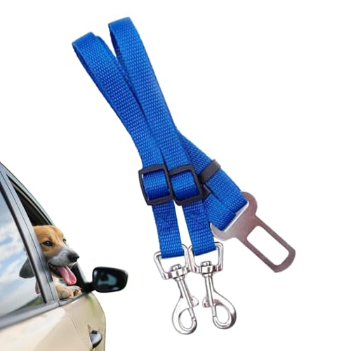 Nhujevkom Haustier-Sicherheitsgurt für Hunde, Auto-Sicherheitsgurte für Hunde,Verstellbare, stoßdämpfende Sicherheitsgurte für Hunde - Verschleißfester Hunde-Autosicherheitsgurt, Nhujevkom Haustier-Sicherheitsgurt für Hunde, Auto-Sicherheitsgurte für Hunde,Verstellbare, stoßdämpfende Sicherheitsgurte für Hunde - Verschleißfester Hunde-Autosicherheitsgurt, von Nhujevkom