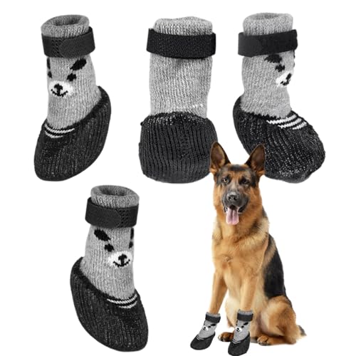 Nhujevkom Haustierschuhe,Hundepfotenstiefel | Winter rutschfeste Hundeschuhe - Pet Supplies Atmungsaktive Hundestiefel, Verstellbarer Riemen, Pfotenschutz für Spaziergänge im Freien, Hartböden im Nhujevkom Haustierschuhe,Hundepfotenstiefel | Winter rutschfeste Hundeschuhe - Pet Supplies Atmungsaktive Hundestiefel, Verstellbarer Riemen, Pfotenschutz für Spaziergänge im Freien, Hartböden im von Nhujevkom