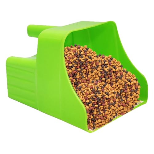 Nhujevkom Hühnerfutterschaufel – Haustier-Futter-Server | Mehrzweck-Futterschaufel für Viehzucht, Camping, Huhn, Schaf, , , Gartenarbeit, Hinterhof, Geflügel von Nhujevkom