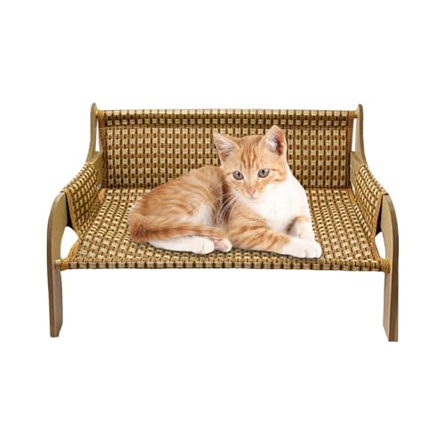 Nhujevkom Katzenstuhl-Bett, Katzenkratzmatte, Kratzsofa, Couch, Bett, Haustierstuhl, tragbare Strandhängematte, kühlende Lounge, Hundesofa für Kätzchen, kleine Hunde Nhujevkom Katzenstuhl-Bett, Katzenkratzmatte, Kratzsofa, Couch, Bett, Haustierstuhl, tragbare Strandhängematte, kühlende Lounge, Hundesofa für Kätzchen, kleine Hunde von Nhujevkom