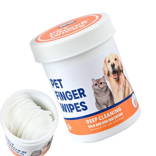 Nhujevkom Ohrreiniger Fingerwisch Für Hunde | Sanfte Fingerpolster Zur Ohrreinigung Bei Hunden,Sicherer Zubehör Mit Pflanzlichen Inhaltsstoffen Zur Pflege Für Welpen Kätzchen Zu Hause Nhujevkom Ohrreiniger Fingerwisch Für Hunde | Sanfte Fingerpolster Zur Ohrreinigung Bei Hunden,Sicherer Zubehör Mit Pflanzlichen Inhaltsstoffen Zur Pflege Für Welpen Kätzchen Zu Hause von Nhujevkom
