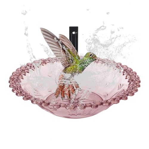 Nhujevkom Vogeltränke für den Garten, 22,9 cm, Wandmontage, für den Außenbereich, hängbares Wasserbecken, Tierfutterstation, Statue, wetterfest, für Terrasse, Balkon, Hof, Hinterhof Nhujevkom Vogeltränke für den Garten, 22,9 cm, Wandmontage, für den Außenbereich, hängbares Wasserbecken, Tierfutterstation, Statue, wetterfest, für Terrasse, Balkon, Hof, Hinterhof von Nhujevkom