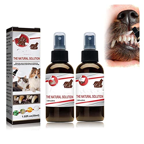 Pet Teeth Cleaning Spray,Teeth Cleaning Spray for Dogs & Cats,Teeth & Gum Spray for Dogs & Cats, Pet Dental Care Solution, Eliminate Bad Breath, Clean Teeth Without Brushing, Easy to Apply. (2PC) Pet Teeth Cleaning Spray,Teeth Cleaning Spray for Dogs & Cats,Teeth & Gum Spray for Dogs & Cats, Pet Dental Care Solution, Eliminate Bad Breath, Clean Teeth Without Brushing, Easy to Apply. (2PC) von Niblido