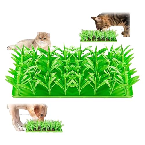Silikon-Grasmatte für Katzen, Grasfuttermatte, Silikon, 3D, grünes Gras, Silikon, Slow Food-Matte, Katzengrasmatte, Lebensmittelspielzeug, Haustier-Kauspielzeug, Katzengrasmatte für Innenkatzen, Silikon-Grasmatte für Katzen, Grasfuttermatte, Silikon, 3D, grünes Gras, Silikon, Slow Food-Matte, Katzengrasmatte, Lebensmittelspielzeug, Haustier-Kauspielzeug, Katzengrasmatte für Innenkatzen, von Niblido