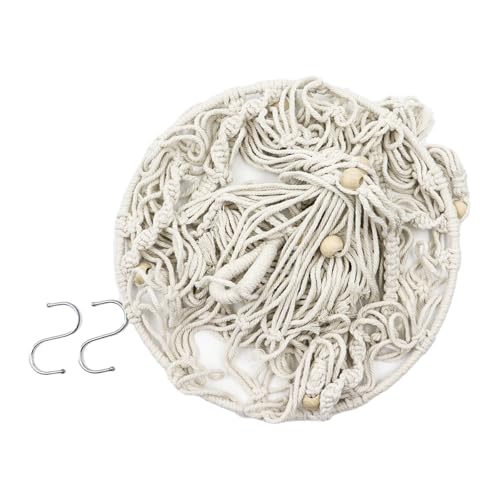 Nicear Katzenhängematte, handgewebtes Hängeschaukelbett mit Quaste, handgestrickter Nestkorb zum Schlafen und Klettern von Kätzchen und Welpen (30 cm ohne Sitzkissen) von Nicear