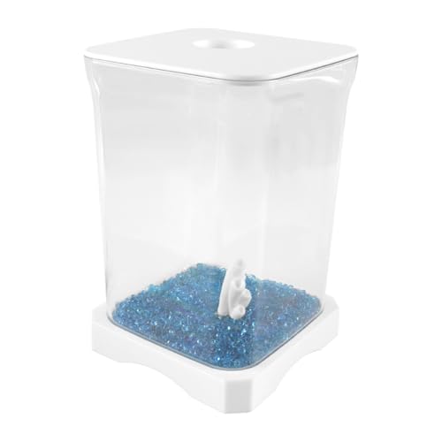 Nicear Kleines Aquarium, Betta-Aquarium, HD-Betta-Aquarium, Aquarium-Starter mit Licht, Fischglas, dekoratives kleines Aquarium für Küche, Arbeitszimmer, Wohnzimmer, Schlafzimmer Nicear Kleines Aquarium, Betta-Aquarium, HD-Betta-Aquarium, Aquarium-Starter mit Licht, Fischglas, dekoratives kleines Aquarium für Küche, Arbeitszimmer, Wohnzimmer, Schlafzimmer von Nicear