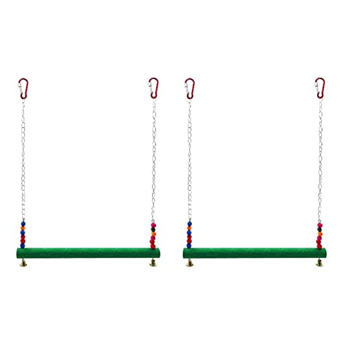 Nicfaky 2 x Hühnerschaukel für Hühner, , Papagei, , Hühner, Schaukel Leiter für Hühner, , Papagei, Training von Nicfaky
