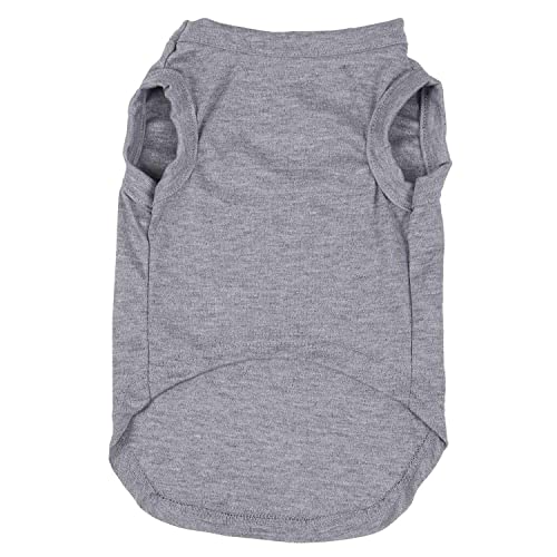 Nicfaky Frühling T-Shirt Baumwolle Weste Kostüme Farben: Grau Größen: L von Nicfaky