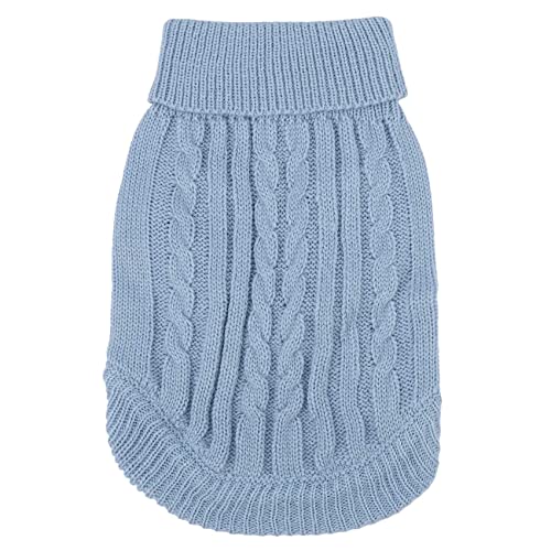 Nicfaky Hund Katze Haustier Warme Pullover Pullover Kleidung Welpen Strickwaren Bekleidung Shirt GrößE S Blau Nicfaky Hund Katze Haustier Warme Pullover Pullover Kleidung Welpen Strickwaren Bekleidung Shirt GrößE S Blau von Nicfaky