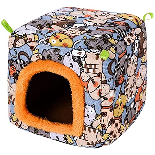 Nicfaky Kleintier Meerschweinchen Igel Bett Roost Pet Nest von Nicfaky