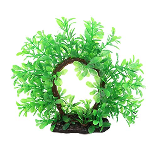 Nicfaky Künstliche Kunststoff-Wasser- für Aquarium-Ornament, rund, flexibel, Unterwasser Nicfaky Künstliche Kunststoff-Wasser- für Aquarium-Ornament, rund, flexibel, Unterwasser von Nicfaky