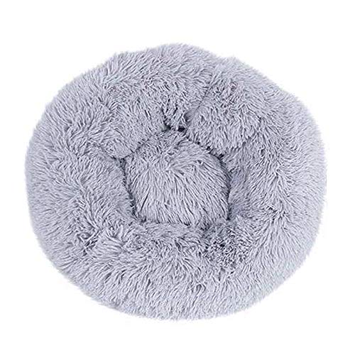 Nicfaky Plüsch-Haustierbett, rund, warm, kuschelig, Schlafsack, orthopädische Entlastung und verbesserter Schlaf, Anti-Boden Nicfaky Plüsch-Haustierbett, rund, warm, kuschelig, Schlafsack, orthopädische Entlastung und verbesserter Schlaf, Anti-Boden von Nicfaky