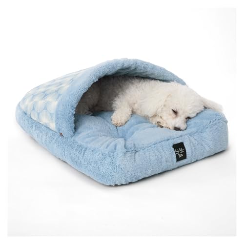 Nicole Miller New York PET Kendall Geriffeltes Geo Haustierbett, gemütlich und beruhigend, rutschfeste Unterseite, maschinenwaschbar, Blau, Größe S: 55,9 x 43,2 x 27,9 cm Nicole Miller New York PET Kendall Geriffeltes Geo Haustierbett, gemütlich und beruhigend, rutschfeste Unterseite, maschinenwaschbar, Blau, Größe S: 55,9 x 43,2 x 27,9 cm von Nicole Miller New York