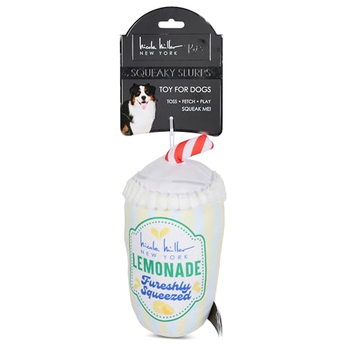 Nicole Miller Quietschendes Hundespielzeug - Schicke Plüschtier-Kollektion für stilvolle Haustiere - lustige Formen wie Limonade, Matcha, Geldbörse & Roséflasche Nicole Miller Quietschendes Hundespielzeug - Schicke Plüschtier-Kollektion für stilvolle Haustiere - lustige Formen wie Limonade, Matcha, Geldbörse & Roséflasche von Nicole Miller New York