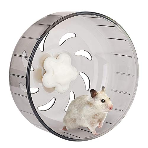 Nicoone Laufrad für Hamster,13cm Silent Hamsterrad Acryl,Hamsterlaufrad Übungsrad Kleintierspielzeug Laufrad,Laufrad Spielzeug für Totoro Mouse Eichhörnchen Kleintier Haustier von Nicoone