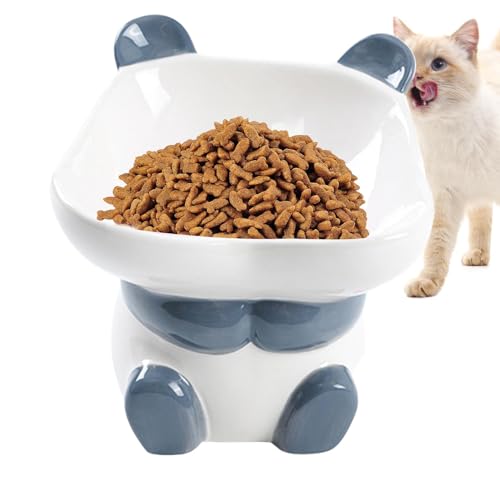 Niesel Erhöhte Schüssel für Kätzchen, geneigte erhöhte Panda-Form, Keramik-Katzen-Futterspender, stabile Cartoon-Multifunktions-Futternäpfe für Zuhause, Käfig, Tierhandlung, Cattery Niesel Erhöhte Schüssel für Kätzchen, geneigte erhöhte Panda-Form, Keramik-Katzen-Futterspender, stabile Cartoon-Multifunktions-Futternäpfe für Zuhause, Käfig, Tierhandlung, Cattery von Niesel