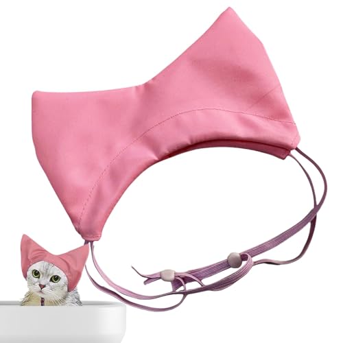 Niesel Haustierduschkappe, Katzenduschkappe - Einstellbare Badekappe Hundeohrabdeckung,Wasserdicht Niesel Haustierduschkappe, Katzenduschkappe - Einstellbare Badekappe Hundeohrabdeckung,Wasserdicht von Niesel