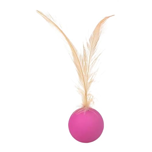 Niesel Interaktiver Katzenspielzeugball, Bälle für Katzen,Rolling Chasing Toy | Interaktive sensorische Stimulationsfederkugel für Katze Play -Jagd -Training im Innenbereich Langeweile Erleichterung von Niesel