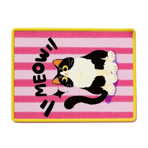Niesel Kratzpads für Indoor-Katzen, selbstklebend, klebriges Katzenkratzbrett, Möbelschutz, Kätzchen, Krallenschleifmatte für Tür, Auto, Wohnzimmer, Schlafzimmer, Boden, Treppengeländer, Wand von Niesel