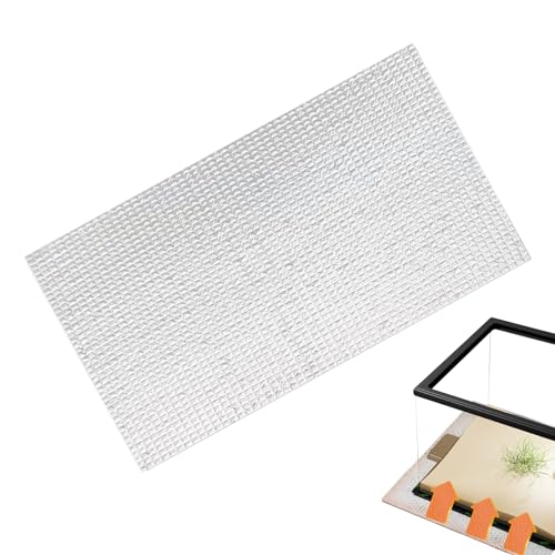Niesel Thermische Wärmedämmrolle - Heizmatte für Reptilien - Aluminiumfolien-Schutzmatte Für Terrarien Unter Wärmetanks Für Schlangen Echsen Und Schildkröten von Niesel