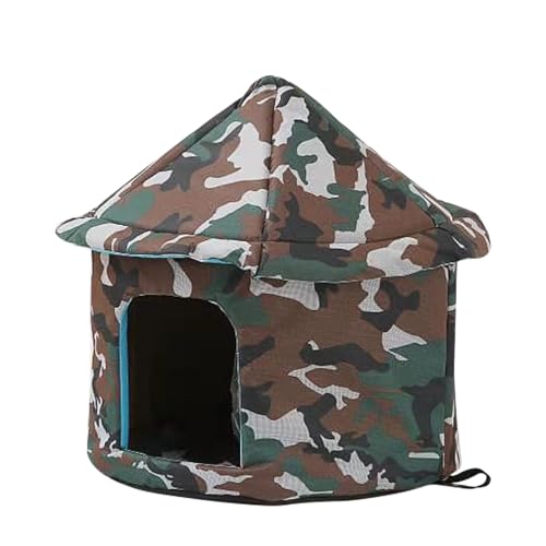 Outdoor Katzenhaus Wetterfest, Warme Katzenhütte, Ferals Katzenhaus Villa Zelt, Wasserdicht Isoliert Hund Warm Shelter Für Winter, Hundehütte Warm Wetterfest Shelter, Winter Faltbarer Outdoor Katzenhaus Wetterfest, Warme Katzenhütte, Ferals Katzenhaus Villa Zelt, Wasserdicht Isoliert Hund Warm Shelter Für Winter, Hundehütte Warm Wetterfest Shelter, Winter Faltbarer von Niesel