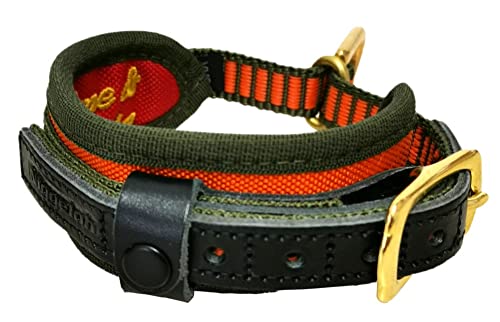 Niggeloh Hundehalsung Deluxe, Orange-Oliv, XS, 091100022 von Niggeloh